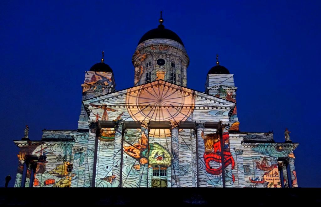 Video projection Emergence by Casa Magica